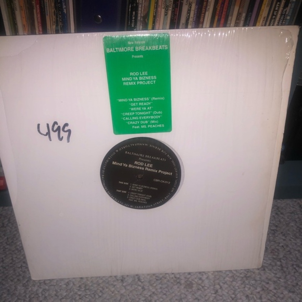 Vintage Baltimore Club Rod Lee Vinyl Legendary 12" LP